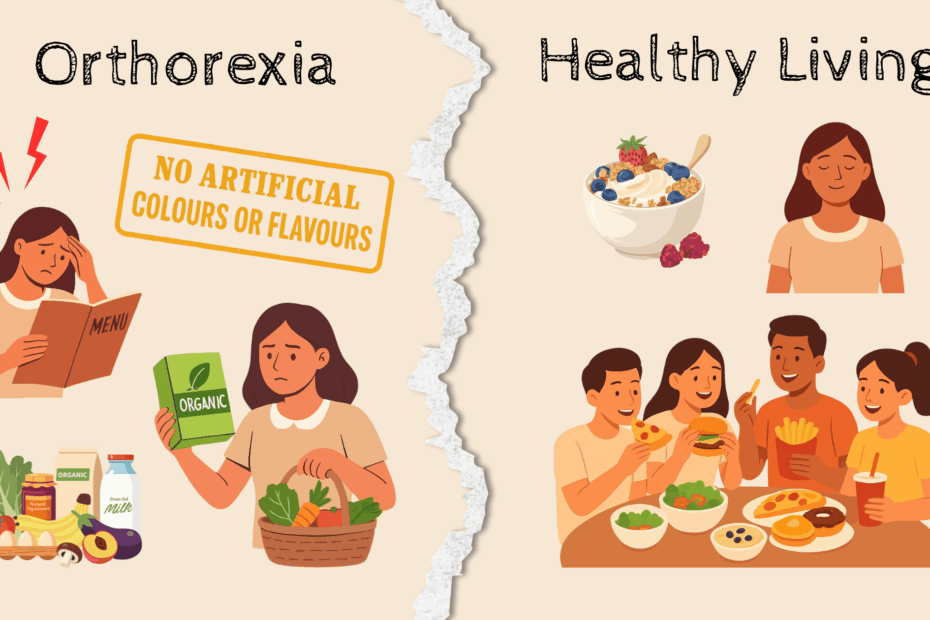 The difference between Orthorexia and healthy living